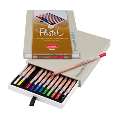Bruynzeel Design pastelpotlood box | 12 kleuren