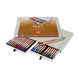 Bruynzeel Design pastelpotlood box | 24 kleuren