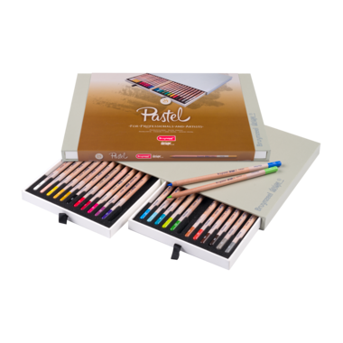 Bruynzeel Design pastelpotlood box | 24 kleuren