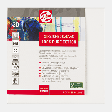 Talens Schildersdoek Katoen 3D
