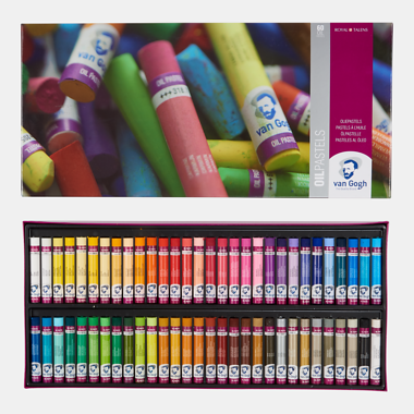 Van Gogh Complete collectie-set oliepastels met 60 kleuren