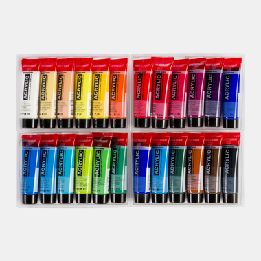 Amsterdam Standard Series acrylverf algemene selectie set | 24 × 20 ml 