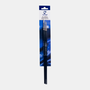Van Gogh Penseel voor olie- en acrylverf, 3-delige set, serie 211 nr. 2-4-6