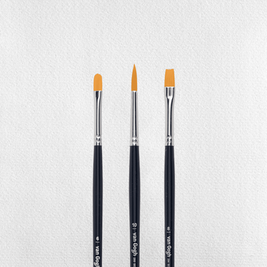 Van Gogh Penseel voor olie- en acrylverf, 3-delige set, serie 294 nr. 8, 295 nr. 10, 296 nr. 6