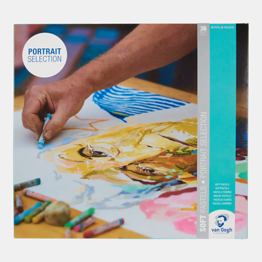 Van Gogh Softpastels portretselectie met 36 kleuren