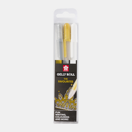 Sakura Gelly Roll Mixed Set 3 Goud Zilver Wit