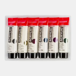 Amsterdam Standard Series acrylverf parelmoer set | 6 × 20 ml 