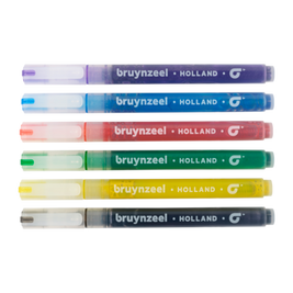 Bruynzeel Kids Glitter viltstiften set 6