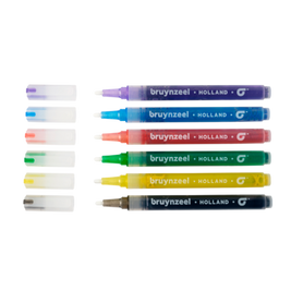 Bruynzeel Kids Glitter viltstiften set 6