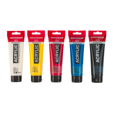 Amsterdam Standard Series acrylverf primaire set | 5 x 120 ml