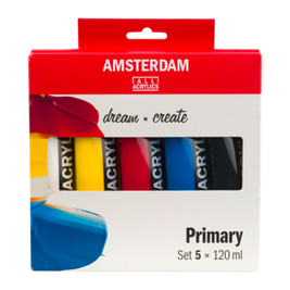 Amsterdam Standard Series acrylverf primaire set | 5 x 120 ml