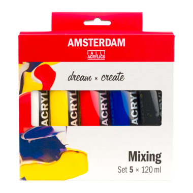 Amsterdam Standard Series acrylverf mengset | 5 x 120 ml