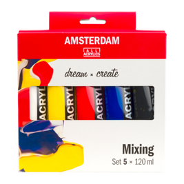 Amsterdam Standard Series acrylverf mengset | 5 x 120 ml