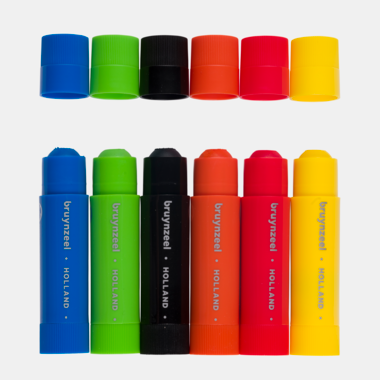 Bruynzeel Plakkaatverf sticks set Neon | 6 kleuren