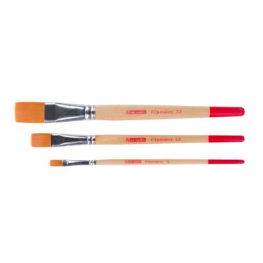 Talens Art Creation Aquarelpenselen set van 3 plat - polyester