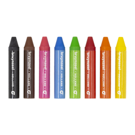 Bruynzeel Kids waskrijt set 8