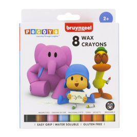 Bruynzeel Kids waskrijt set 8