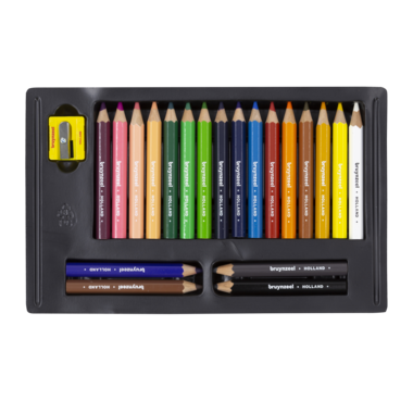 Bruynzeel Kids korte / dikke kleurpotloden set 20