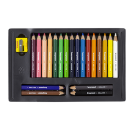 Bruynzeel Kids korte / dikke kleurpotloden set 20