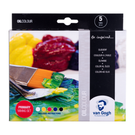Van Gogh Olieverf primaire mengset | 5 x 40 ml
