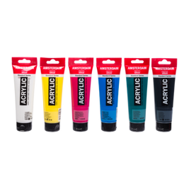 Amsterdam Standard Series acrylverf educatie set | 6 x 120 ml