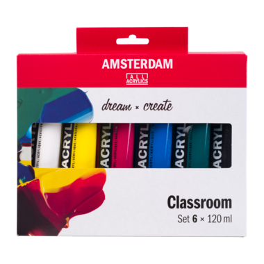 Amsterdam Standard Series acrylverf educatie set | 6 x 120 ml