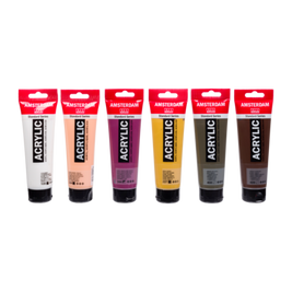 Amsterdam Standard Series acrylverf portret set | 6 x 120 ml