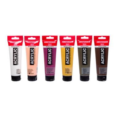 Amsterdam Standard Series acrylverf portret set | 6 x 120 ml