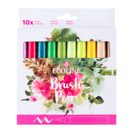 Ecoline Brush Pen set Botanisch | 10 colours