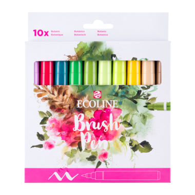 Ecoline Brush Pen set Botanisch | 10 colours