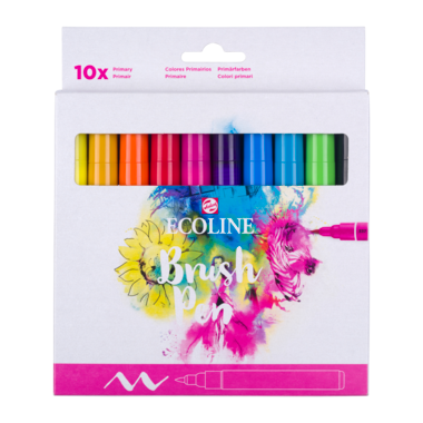 Ecoline Brush Pen set Primair | 10 colours