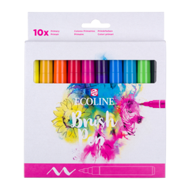 Ecoline Brush Pen set Primair | 10 colours