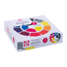 Talens Gouache Extra Fijn mengset | 5 x 20 ml tubes