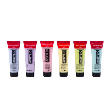 Amsterdam Standard Series acrylverf pastel set | 6 x 20 ml