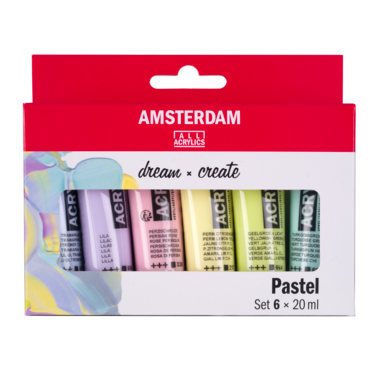 Amsterdam Standard Series acrylverf pastel set | 6 x 20 ml