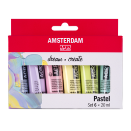 Amsterdam Standard Series acrylverf pastel set | 6 x 20 ml