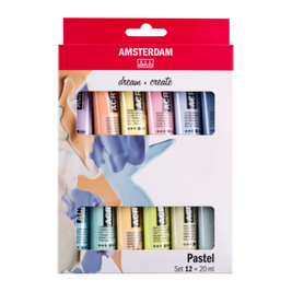 Amsterdam Standard Series acrylverf pastel set | 12 × 20 ml 