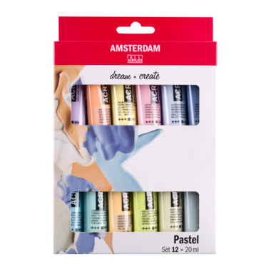Amsterdam Standard Series acrylverf pastel set | 12 × 20 ml 