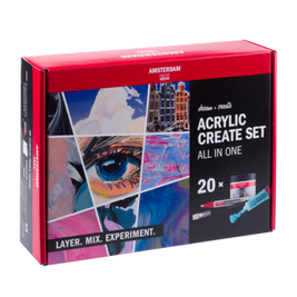 Amsterdam All in one Create Acrylverf set