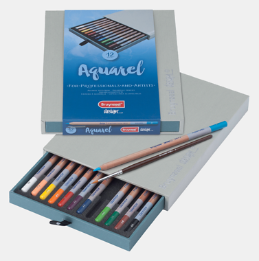 Bruynzeel Aquarelpotloden box 12