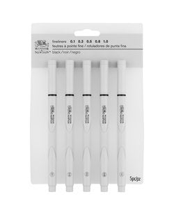 Winsor & Newton Zwarte Fineliner Assorti