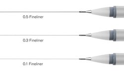 Winsor & Newton Fineliner Cool Grey Set X3 Assorti