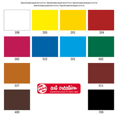 Talens Art Creation Gouache Set 12 x 12 ml