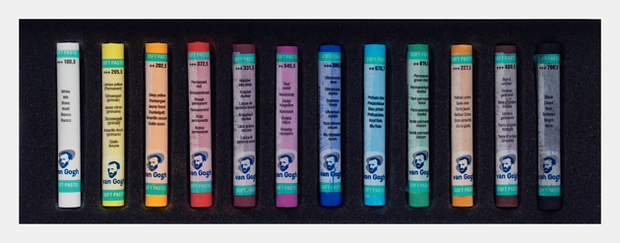 Van Gogh Softpastels starterset met 12 kleuren