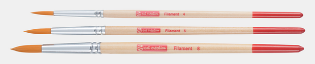 Talens Art Creation Aquarelpenselenset van 3 Rond - Polyester