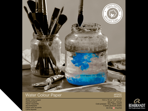 Rembrandt Aquarelpapier (100% katoen)