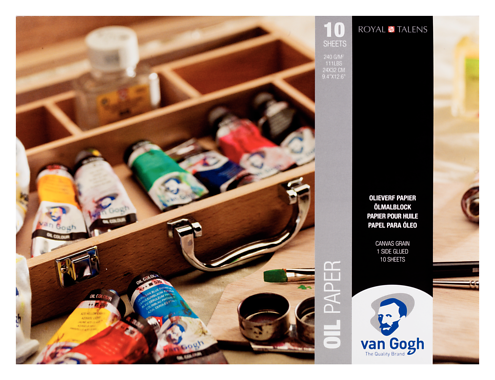 Van Gogh olieverf papier