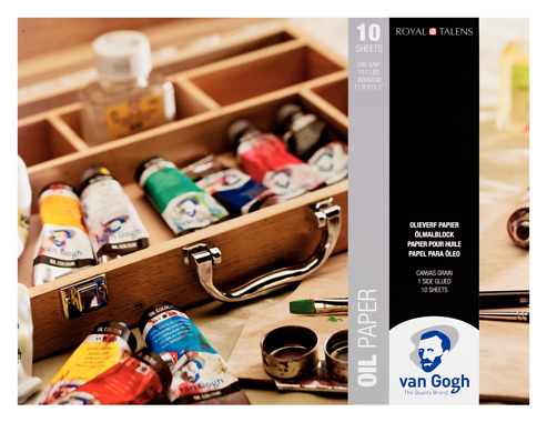 Van Gogh olieverf papier