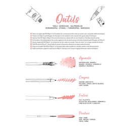 Kleurboek Odelia A4 Clairefontaine- 250 grams alle mediums