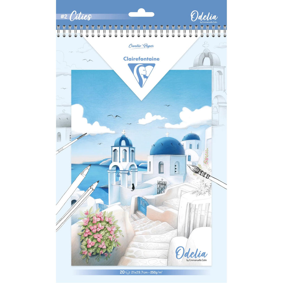 Kleurboek Odelia A4 Clairefontaine- 250 grams alle mediums